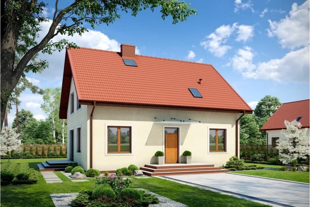 Projekt domu DM-6653 - wykończenie elewacji