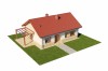 Projekt domu Ligustr DM-6637, parterowy, jednorodzinny, bez podpiwniczenia - model