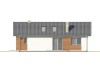 Projekt domu Vinium DM-6692, parterowy, jednorodzinny, nowoczesny, bez garażu, bez podpiwniczenia - elewacja boczna