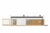 Projekt domu Weigela DM-6636,parterowy, niepodpiwniczony, bez garażu  - elewacja prawa