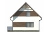 Projekt domu Czajków DM-5582, parterowy z poddaszem mieszkalnym, bez podpiwniczenia  - elewacja lewa