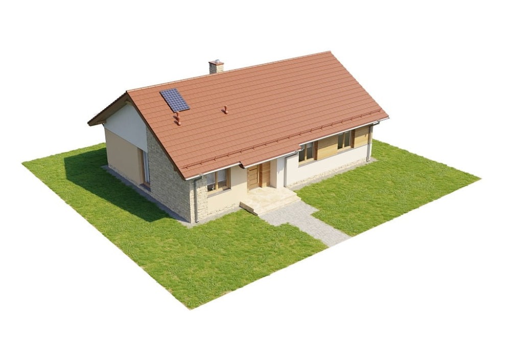 Projekt domu Celozja C DM-6616 C, parterowy, niepodpiwniczony, bez garażu -model