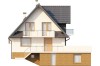 Projekt domu DM-6031 - elewacja ogrodowa