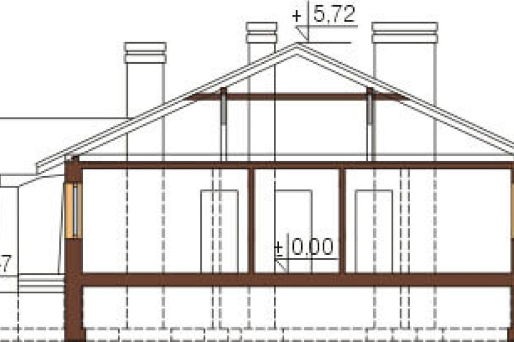 Projekt domu DM-6301 - wykończenie elewacji