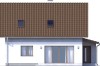 Projekt domu Kroplikowice N DM-6592 N, parterowy z poddaszem użytkowym, jednorodzinny, tradycyjny, bez garażu, bez podpiwniczenia -elewacja frontowa