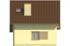 Projekt domu Rajcza DM-6130, parterowy z poddaszem mieszkalnym, bez podpiwniczenia- elewacja lewa