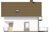 Projekt domu Wawrzynów DM-6536, parterowy z poddaszem mieszkalnym, częściowo podpiwniczony - wizualizacja elewacji frontowej