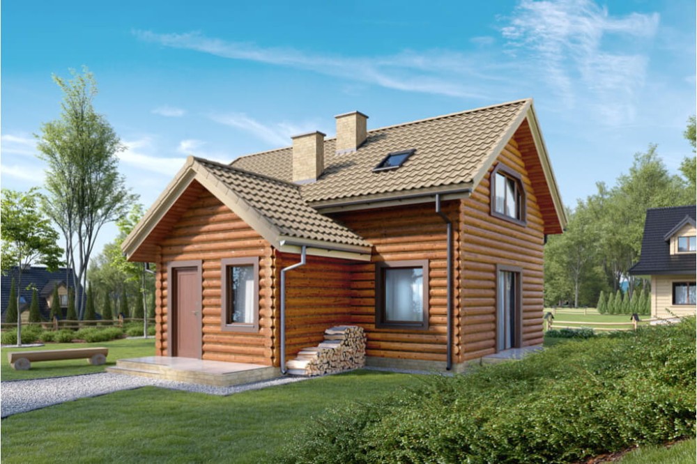 Projekt domu DM-6538 - wykończenie elewacji