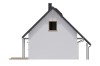Projekt domu Biforis DM-6700, parterowy z poddaszem użytkowym, niepodpiwniczony i bez garażu - elewacja boczna