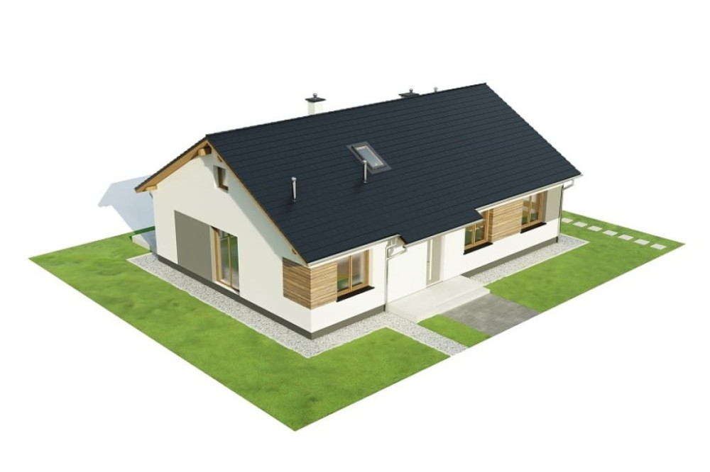 Projekt domu Izelia 2 L-6741, parterowy, niepodpiwniczony, bez garażu - model