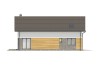 Projekt domu Conssat DM-6760,  parterowy z poddaszem użytkowym, garażem dwustanowiskowym - wizualizacja elewacji lewej