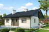 Projekt domu Serock N DM-6306 N, parterowy, bez garażu, bez podpiwniczenia - kolorystyka wersja 3