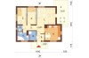 Projekt domu Serock N DM-6306 N, parterowy, bez garażu, bez podpiwniczenia - rzut parteru