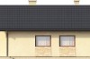 Projekt domu Serock N DM-6306 N, parterowy, bez garażu, bez podpiwniczenia - elewacja ogrodowa