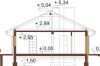 Projekt domu Serock N DM-6306 N, parterowy, bez garażu, bez podpiwniczenia - przekrój A-A