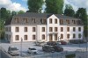 Projekt hotelu K-74 -  piętrowy, podpiwniczony, bez garażu - kolorystyka wersja 3