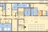 Projekt hotelu K-74, dwupiętrowy, podpiwniczony, bez garażu - rzut piwnicy