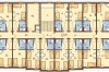 Projekt hotelu K-74 -  piętrowy, podpiwniczony, bez garażu - rzut piętra / antresoli