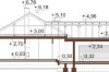 Projekt domu Sosnowice DM-6558, parterowy z garażem dwustanowiskowym, bez podpiwniczenia - przekrój B-B