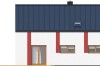 Projekt domu Begoniów DM-6569, parterowy z antresolą, bez garażu, bez podpiwniczenia - elewacja prawa
