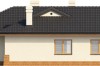Projekt domu Gorzków DM-6331, parterowy, z garażem dwustanowiskowym, bez podpiwniczenia - elewacja prawa