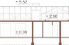 Projekt domu Gorzków DM-6331, parterowy, z garażem dwustanowiskowym, bez podpiwniczenia - przekrój A-A