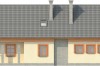 Projekt domu Bursztynów DM-6310, parterowy z poddaszem użytkowym, z garażem jednostanowiskowym, bez podpiwniczenia - elewacja lewa