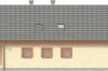 Projekt domu Bursztynów DM-6310, parterowy z poddaszem użytkowym, z garażem jednostanowiskowym, bez podpiwniczenia - elewacja prawa