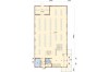 Projekt sklepu samoobsługowego K-78,  parterowy z częściowym poddaszem użytkowym, niepodpiwniczony, bez garażu - rzut parteru