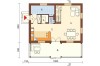 Projekt domu L-6500 - rzut parteru