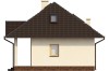 Projekt domu DM-6233 - elewacja boczna