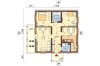 Projekt domu Bzowo DM-6101, parterowy, bez podpiwniczenia - rzut parteru