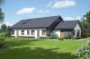 Projekt domu Liger DM-6730, dwulakalowy, parterowy, niepodpiwniczony, z garażem jednostanowiskowym - kolorystyka wersja 4