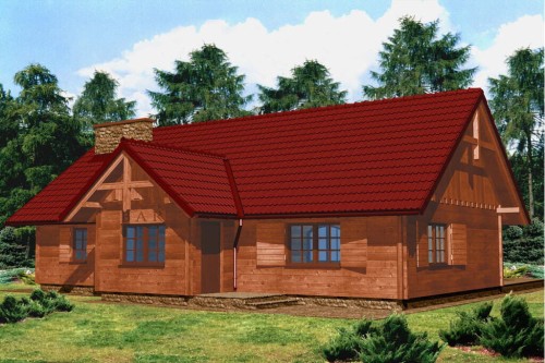 Projekt budynku K-04 - wykończenie elewacji