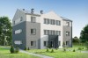 Projekt hostelu K-135, posiada 3 kondygnacje - parter, I piętro, II piętro-kolorystyka wersja 4