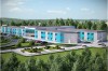Projekt hotelu K-96, dwukondygnacyjny, niepodpiwniczony, bez garażu - kolorystyka wersja 2