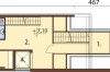 Projekt salonu samochodowego K-63, piętrowy, bez podpiwniczenia, bez garażu - rzut drugiego piętra