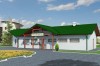Projekt restauracji, baru K-15, parterowy, bez podpiwniczenia-kolorystyka wersja 2