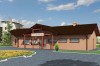 Projekt restauracji, baru K-15, parterowy, bez podpiwniczenia-kolorystyka wersja 4