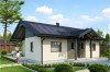 Projekt domu Osiek L-6306, parterowy, niepodpiwniczony, bez garażu - kolorystyka wersja 3