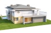 Projekt domu Bławatków 2 L-6543, piętrowy, jednorodzinny, nowoczesny - model