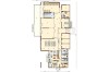 Projekt budynku przedszkola K-44, parterowy, bez podpiwniczenia - rzut parteru