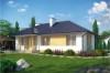 Projekt domu Rzeszotary L-6191, parterowy, częściowo podpiwniczony - kolorystyka wersja 3