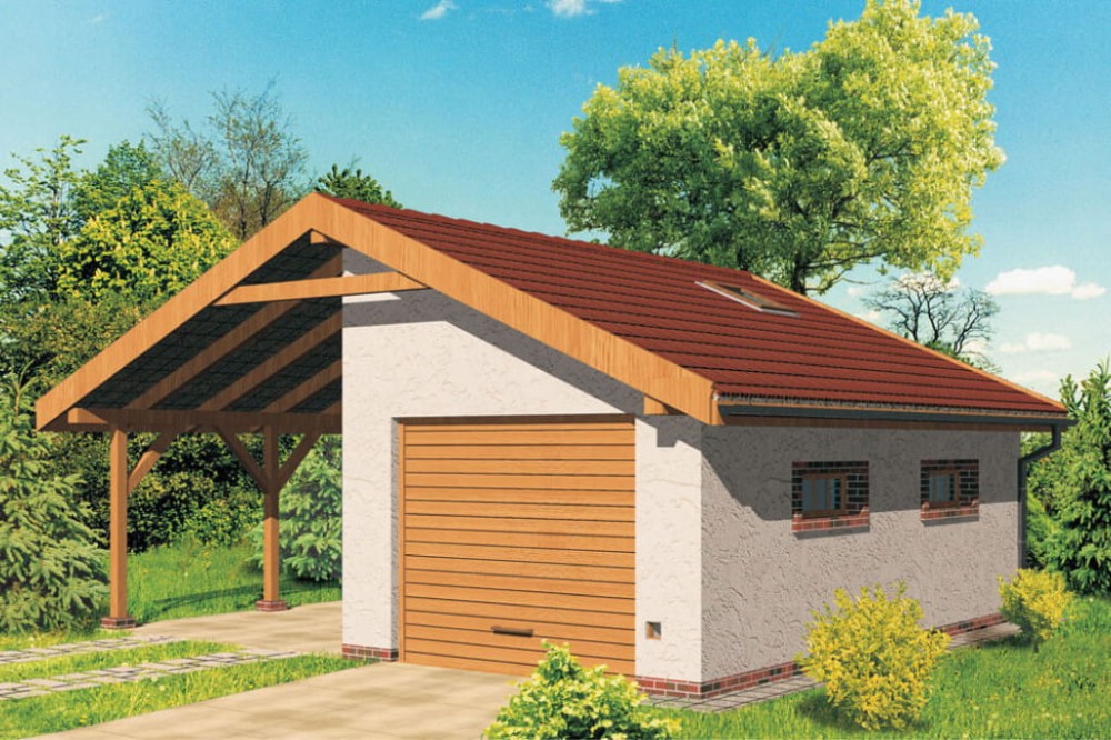 Projekt budynku ZG-45 - wykończenie elewacji