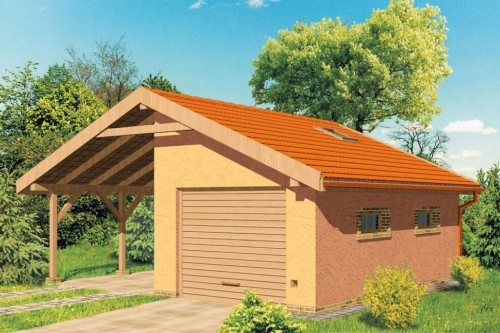 Projekt budynku ZG-45 - wykończenie elewacji