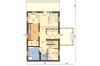 Projekt domu Olcza DM-5570, parterowy z poddaszem mieszkalnym, bez podpiwniczenia - rzut parteru