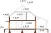 Projekt domu Urium DM-6690, parterowy z poddaszem użytkowym, niepodpiwniczony, bez garażu - przekrój A-A