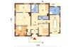 Projekt domu Radostowo N DM-6503 N, parterowy, bez podpiwniczenia, z garażem jednostanowiskowym - rzut parteru