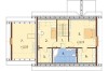 Projekt domu Tulipanów 2 L-6581, parterowy z poddaszem mieszkalnym, bez podpiwniczenia, z garażem - rzut poddasza