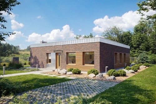 Projekt domu L-6643 - wykończenie elewacji